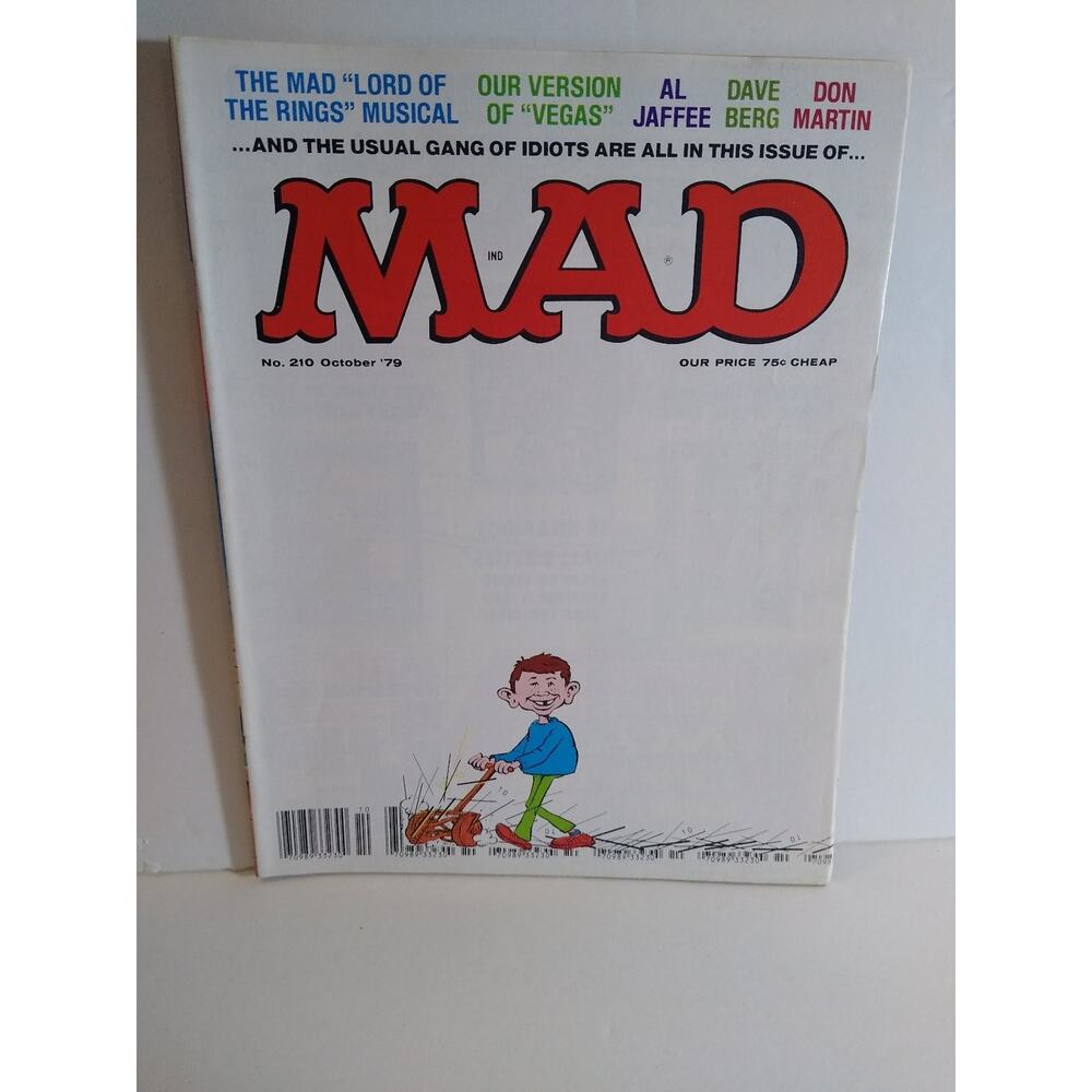 MAD #210 Mad Magazine Comic Book 1979 The King And I Sixty Minutes Vegas $
